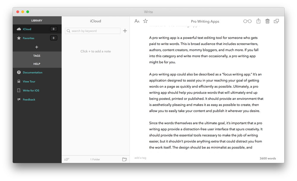 Free Writing Software For Mac Os X